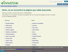 Tablet Screenshot of libros.innatia.com